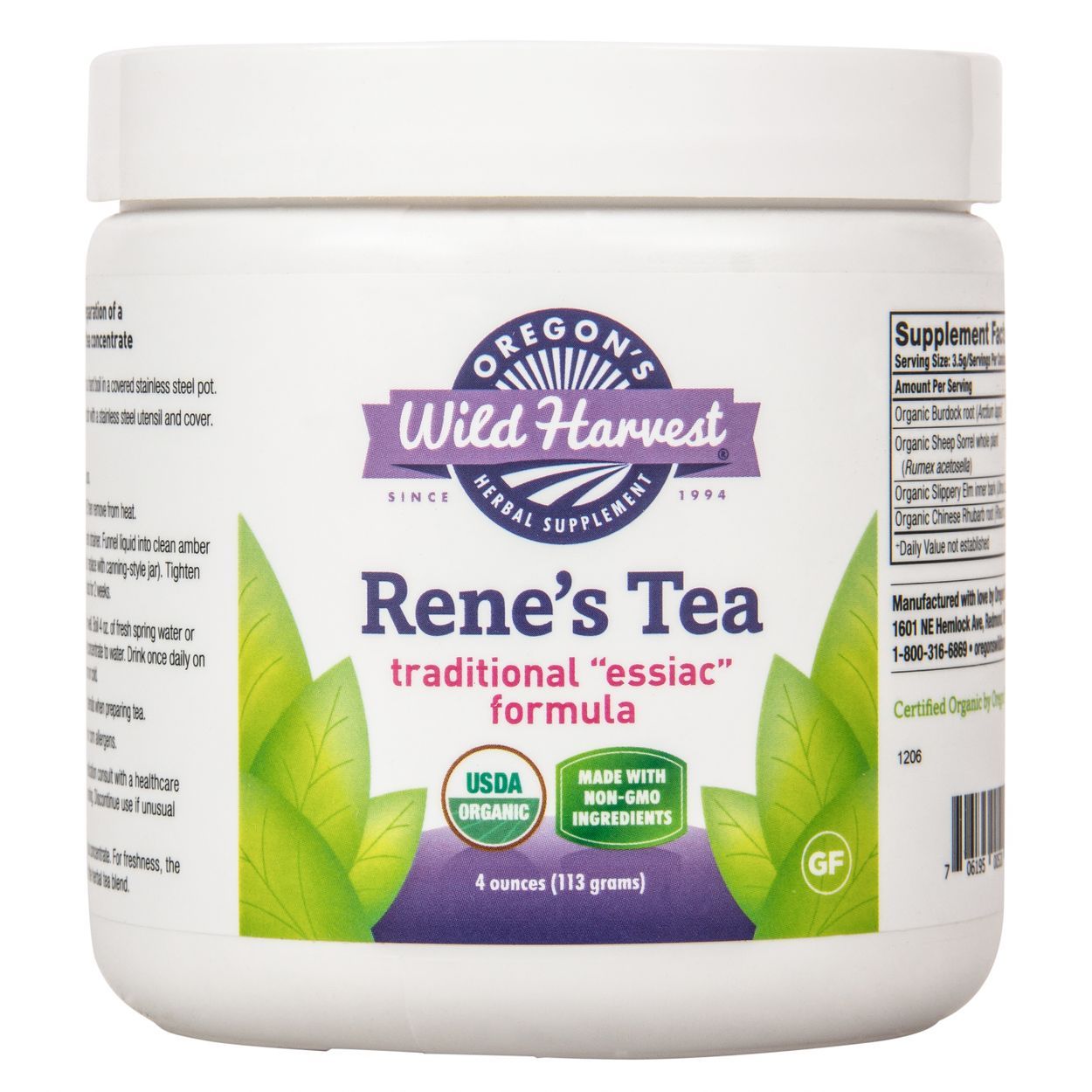 Oregon's Wild Harvest Rene's Tea 4oz