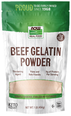 NOW BEEF GELATIN POWDER  1 LB
