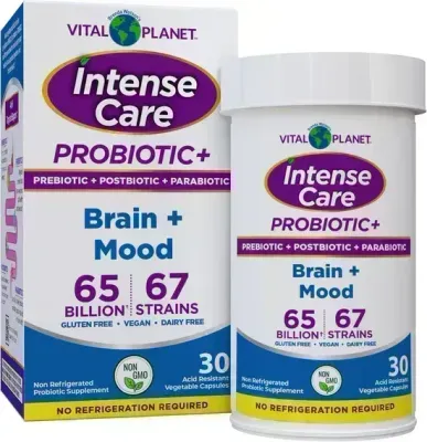 Vital Planet Int. Care Brain+Mood 30ct SS
