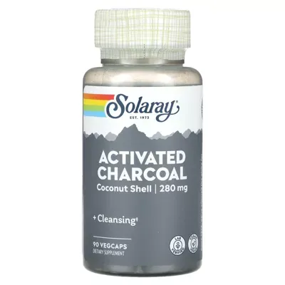 Solaray Act Charcoal 280mg 90ct