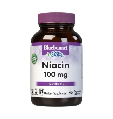 Bluebonnet Nut. Niacin 100mg 90s 