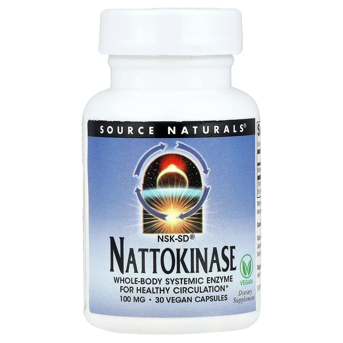 Source Naturals NATTOKINASE 100MG CAPS 