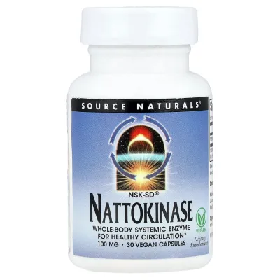 Source Naturals NATTOKINASE 100MG CAPS 