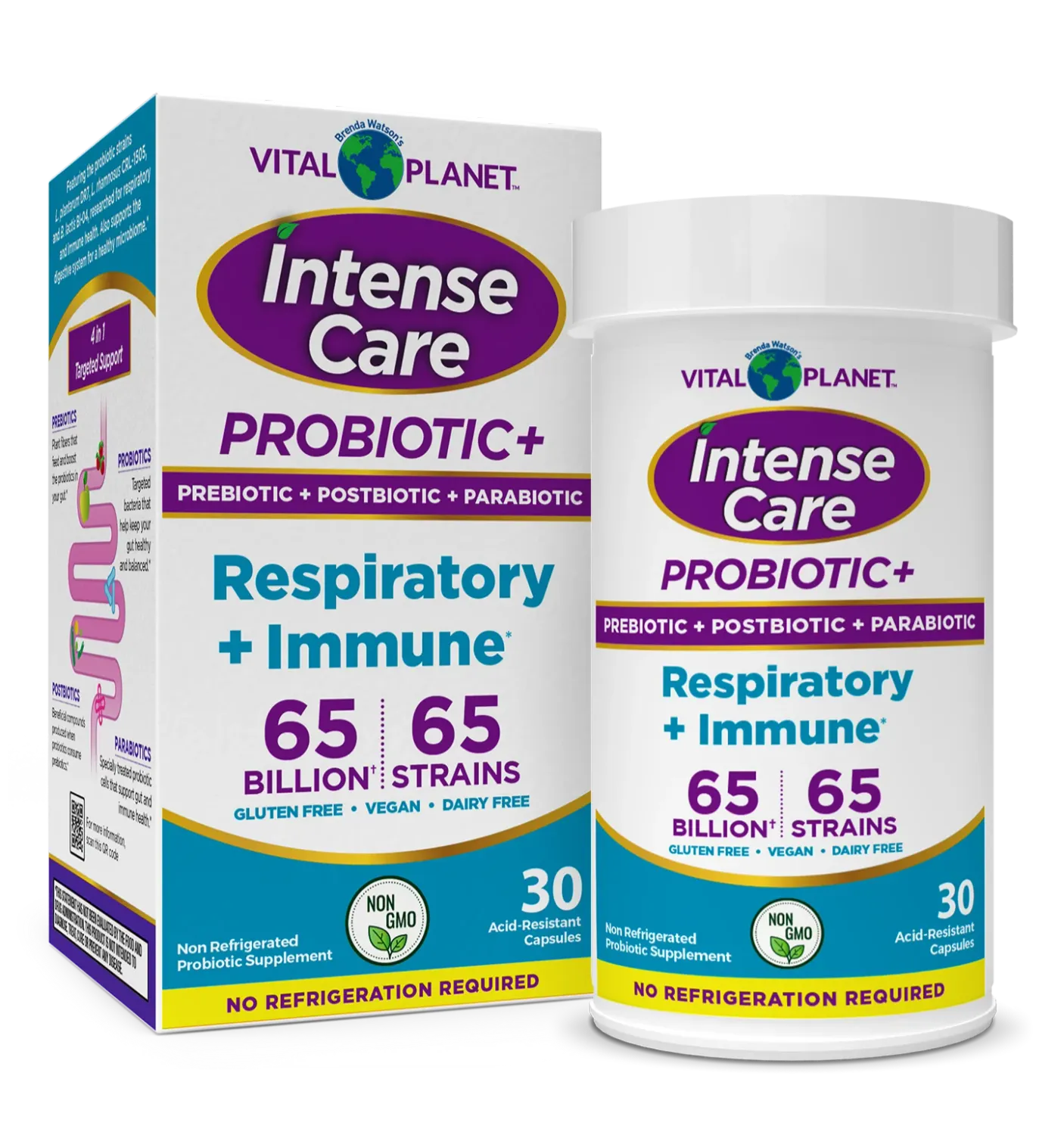 Vital Planet Int. Care Respiratory + Immune 30 count Shelf Stable