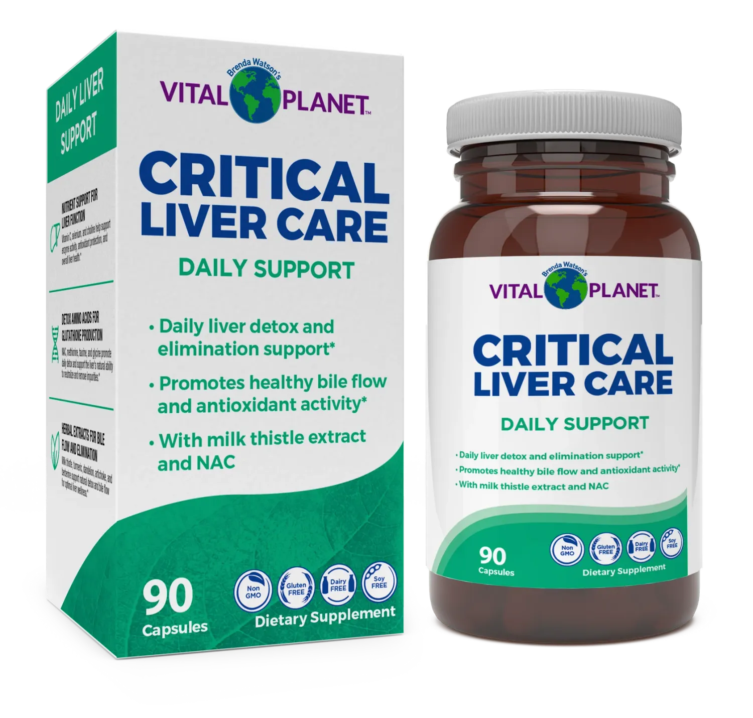 Vital Planet Critical Liver Care Digestive Enzyme 90cap