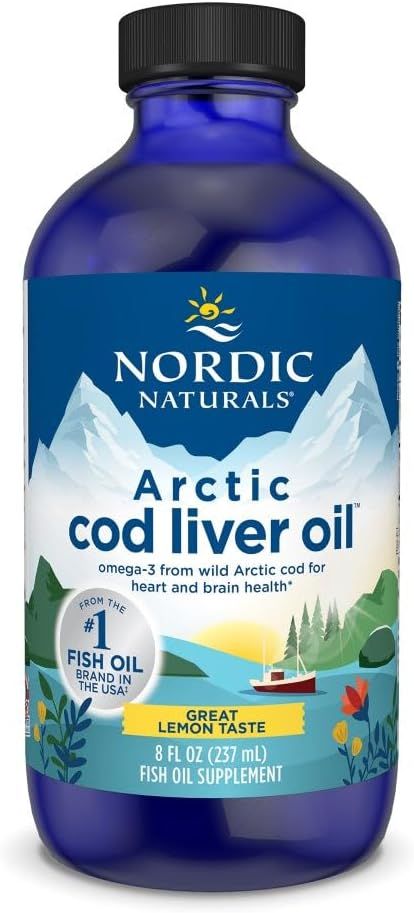 Nordic Naturals Artic Cod Liver Oil Lq 8Floz