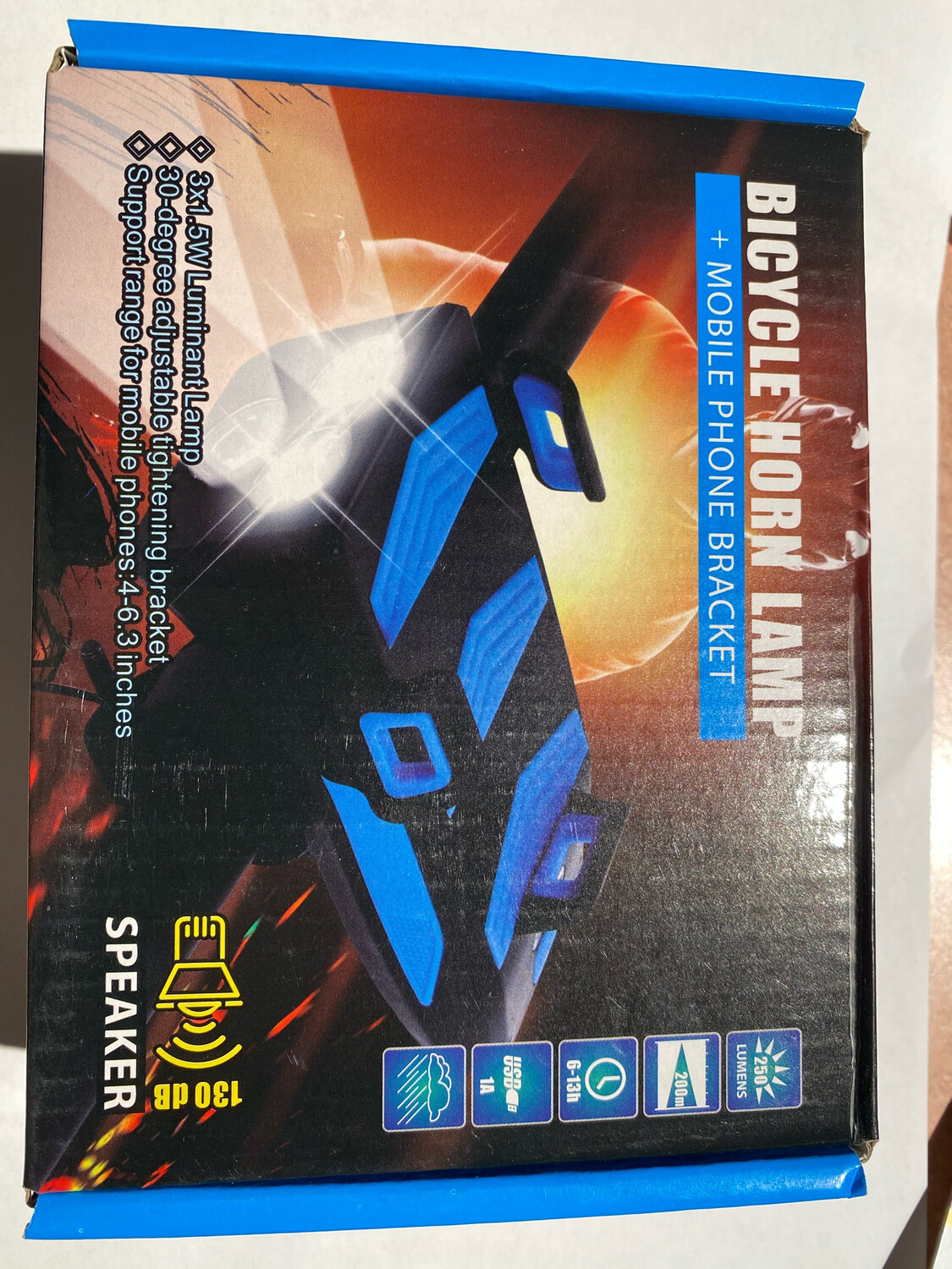 Bicycle Horn Lamp Mobile Phone Bracket