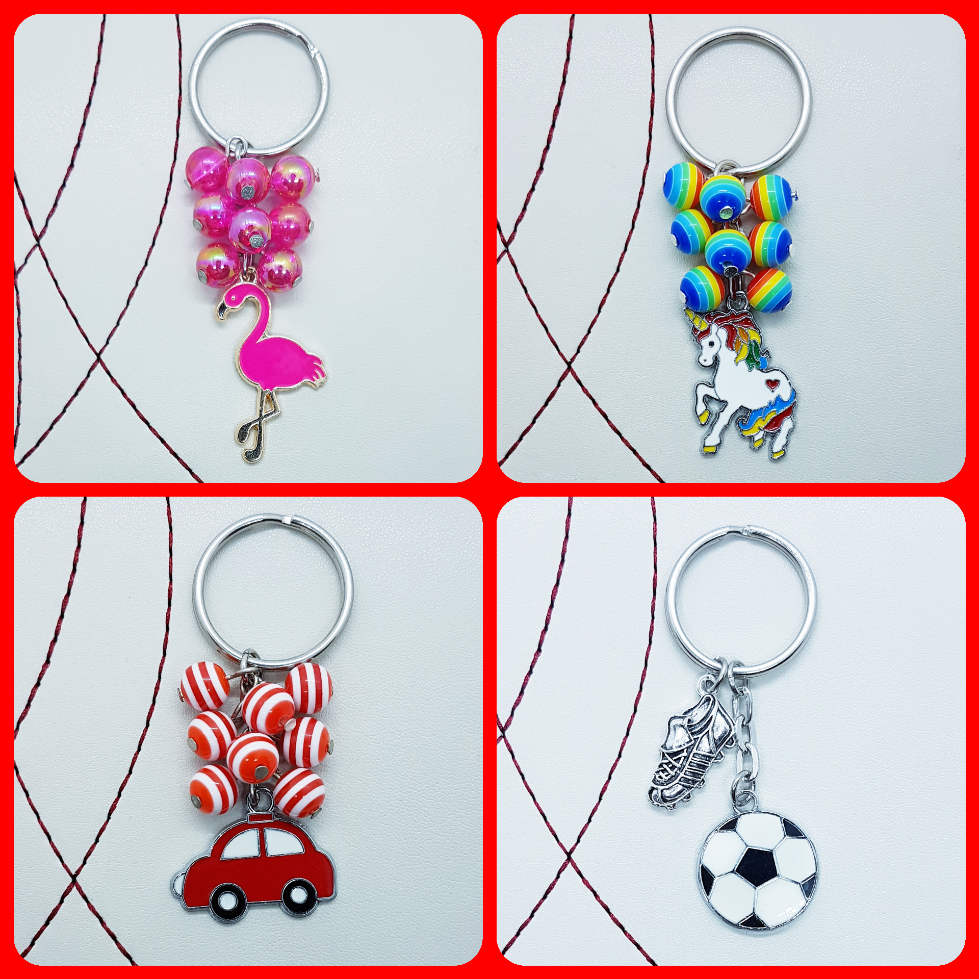 Beaded Keyrings