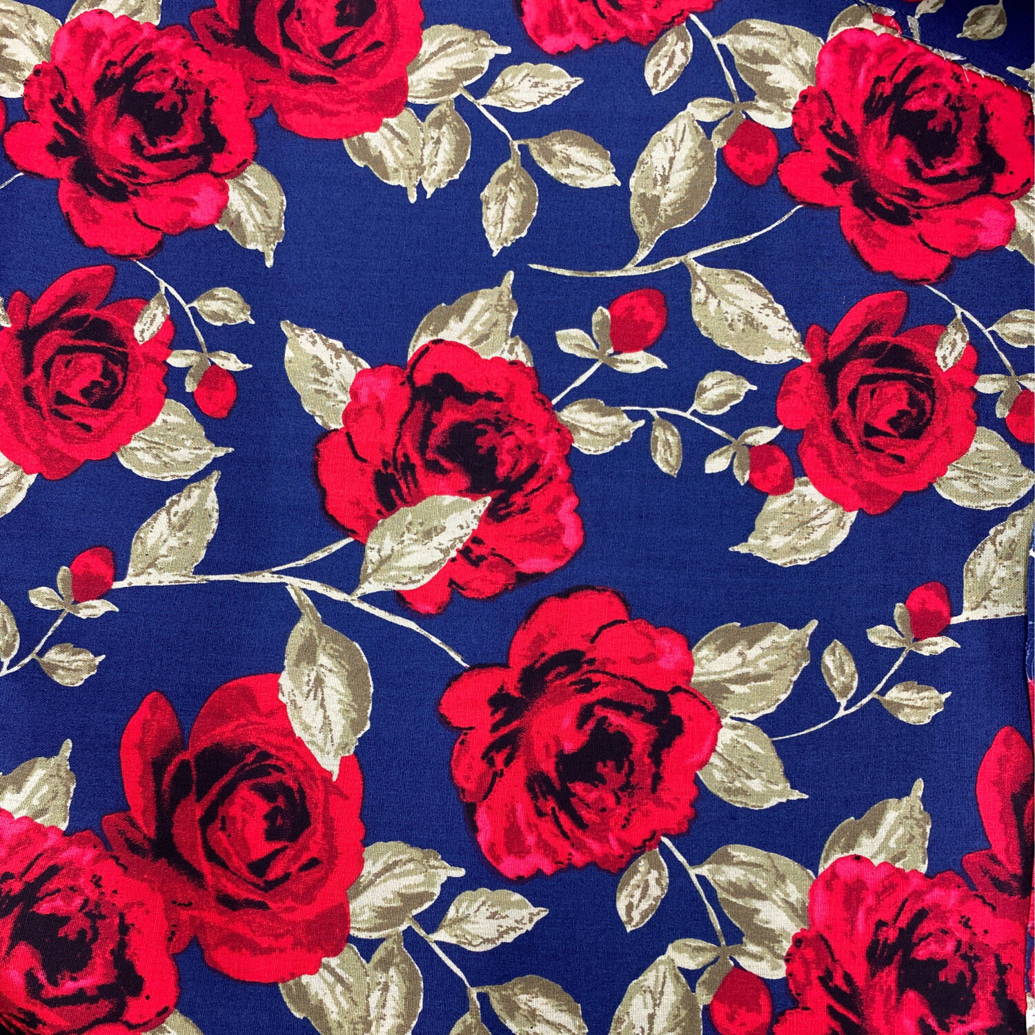 Elegant Roses Navy