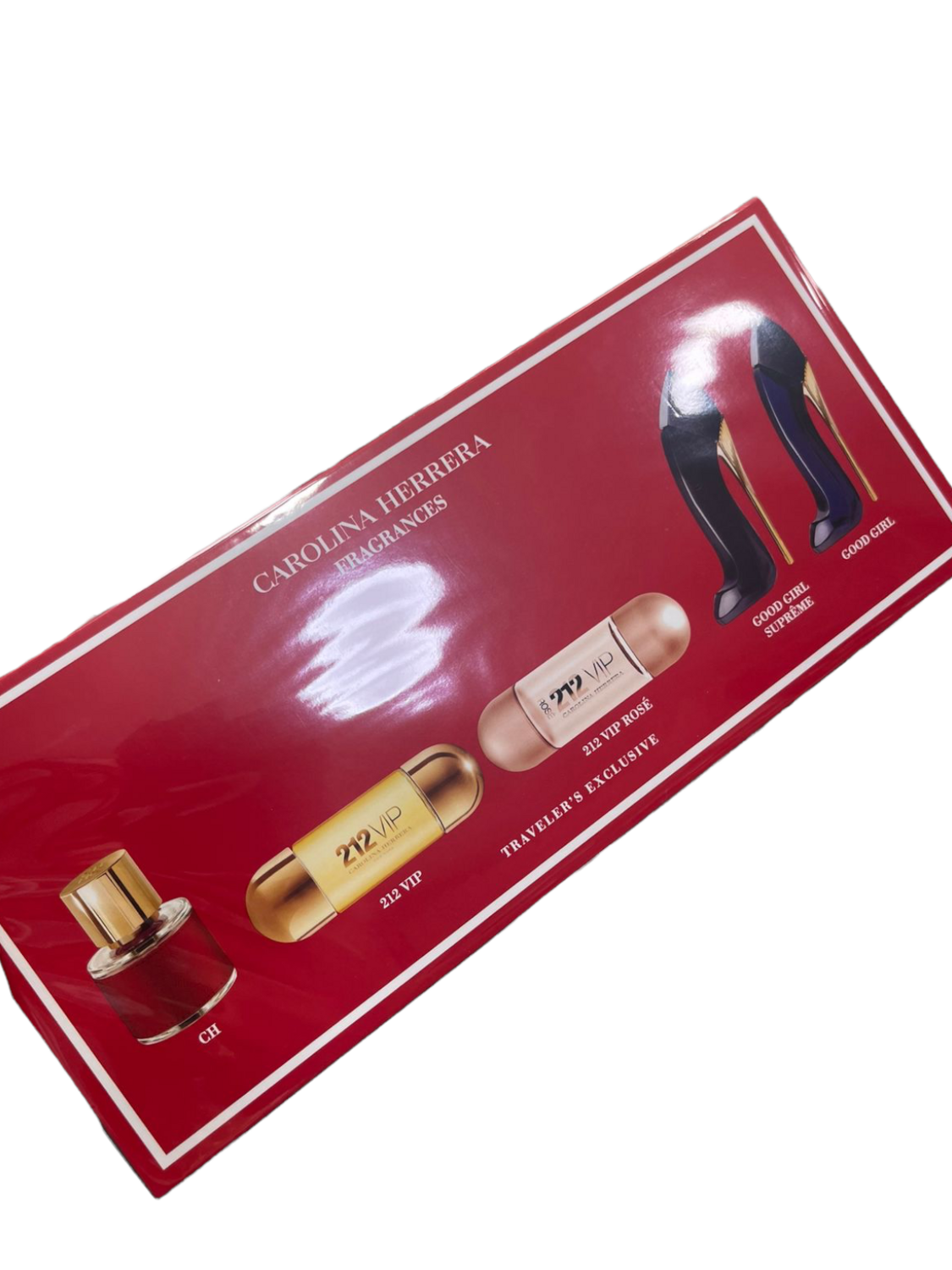 CAROLINA HERRERA EXCLUSIVE 5 PIEZAS MINI SET (CH, 212 VIP, 212 VIP ROSE