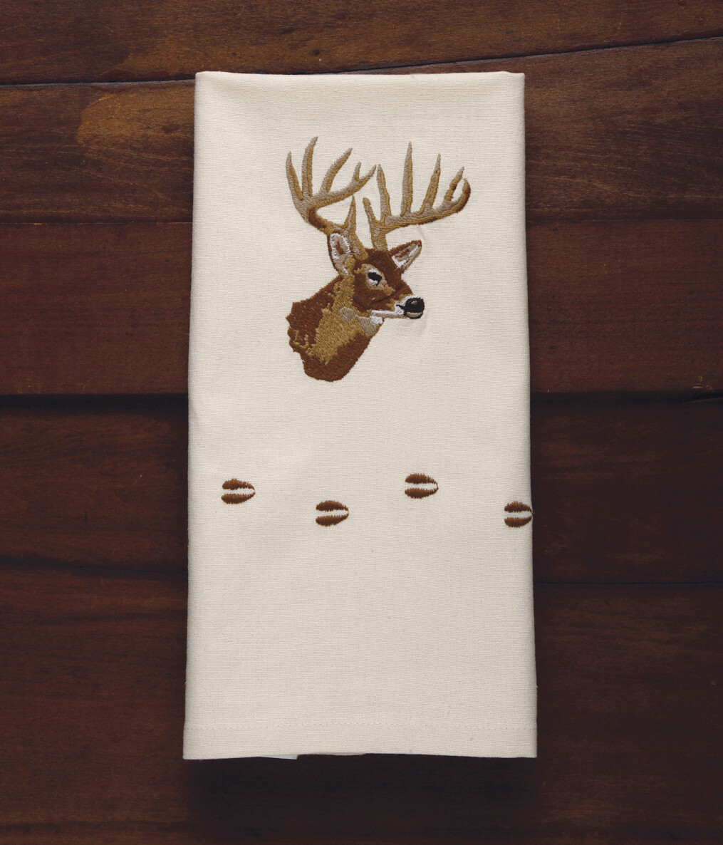 Kitchen towels, 4 pieces, deer