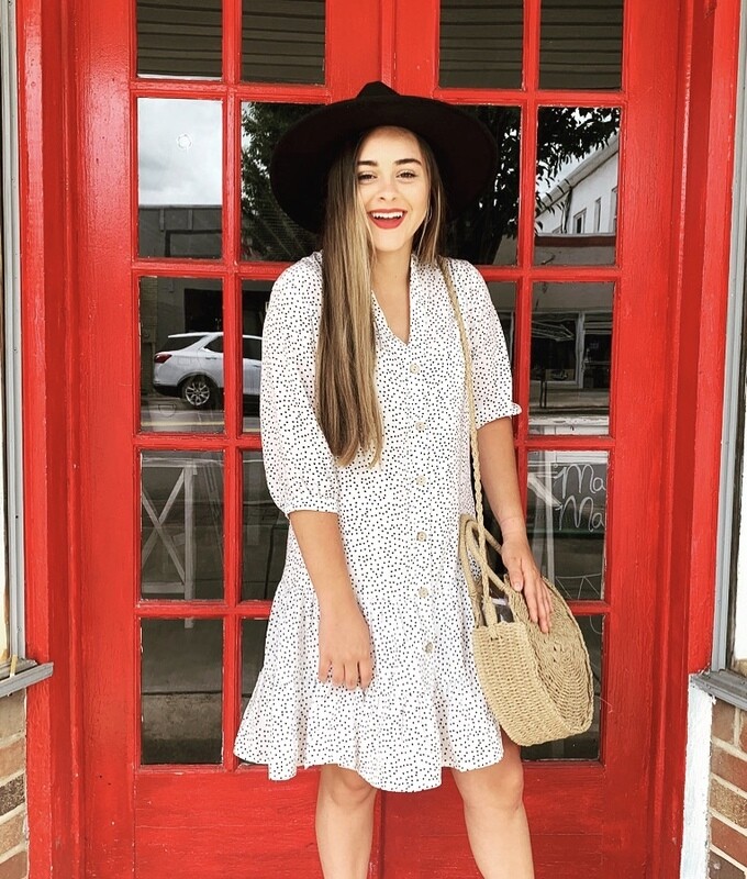Polka dot cover up/dress