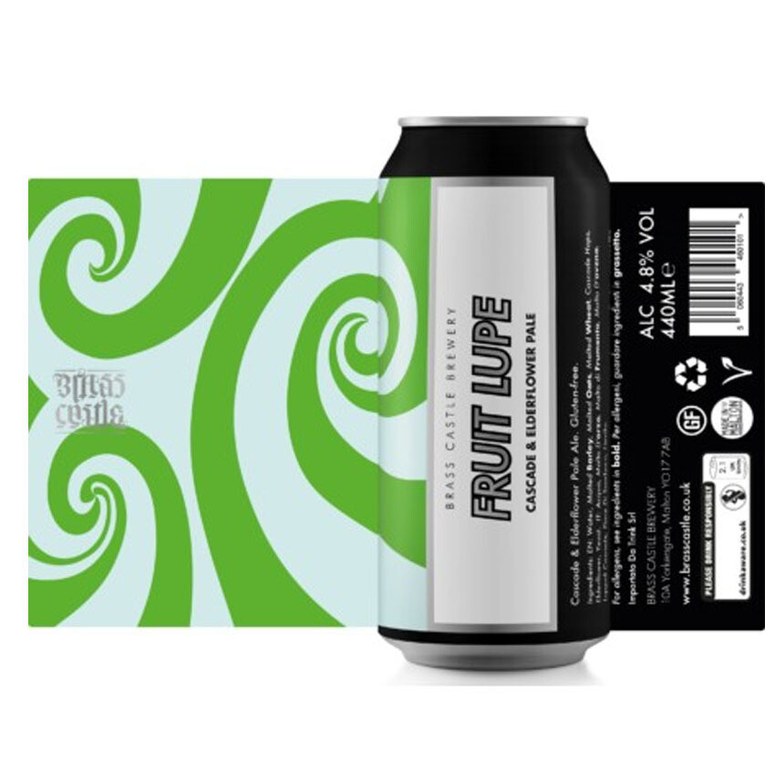 Brass Castle Fruit Lupe Cascade and Elderflower Pale Ale