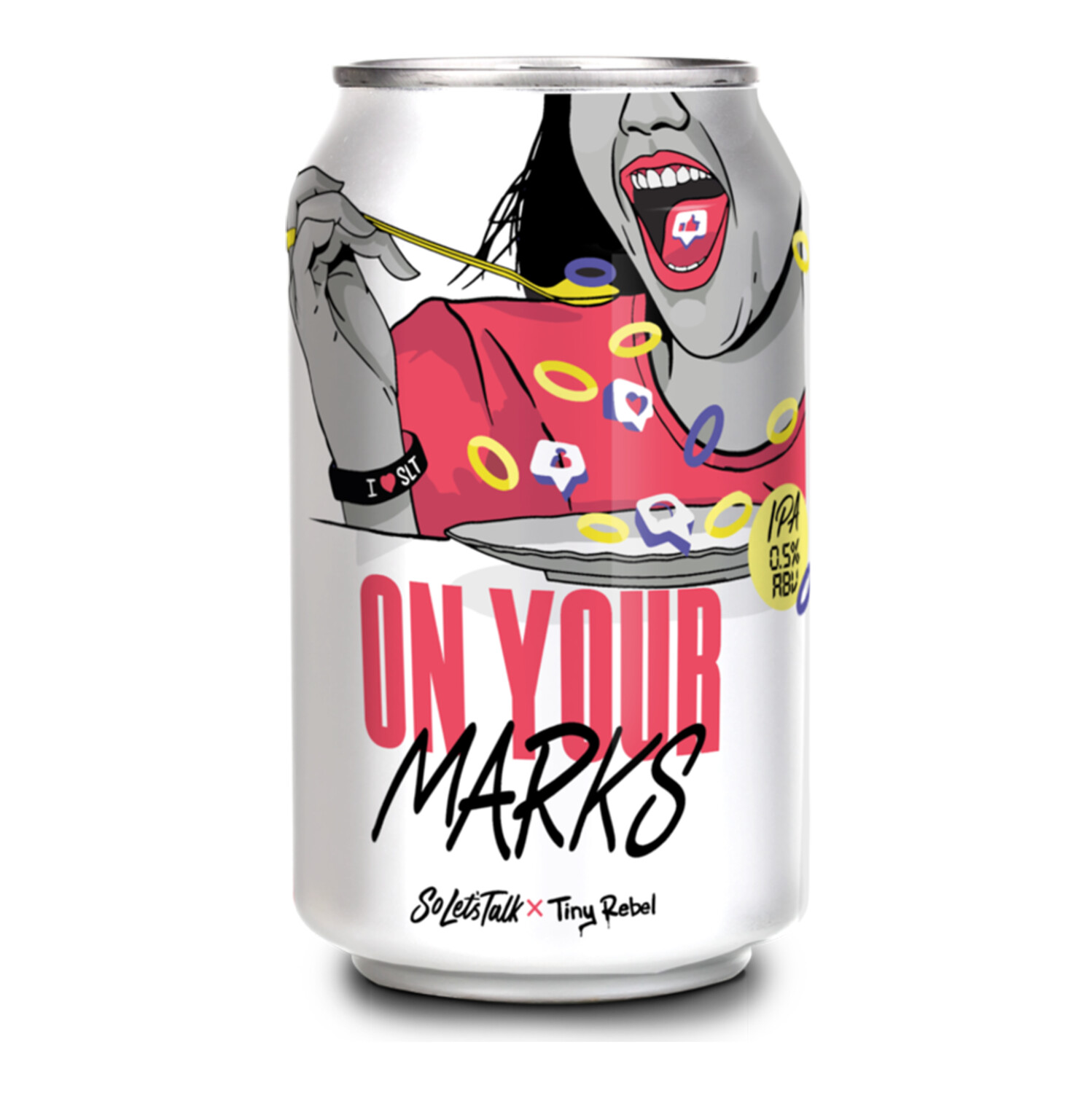 Tiny Rebel x So Lets Talk On Your Marks Low Alcohol IPA