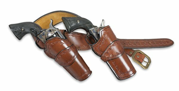 mounted shooting holster