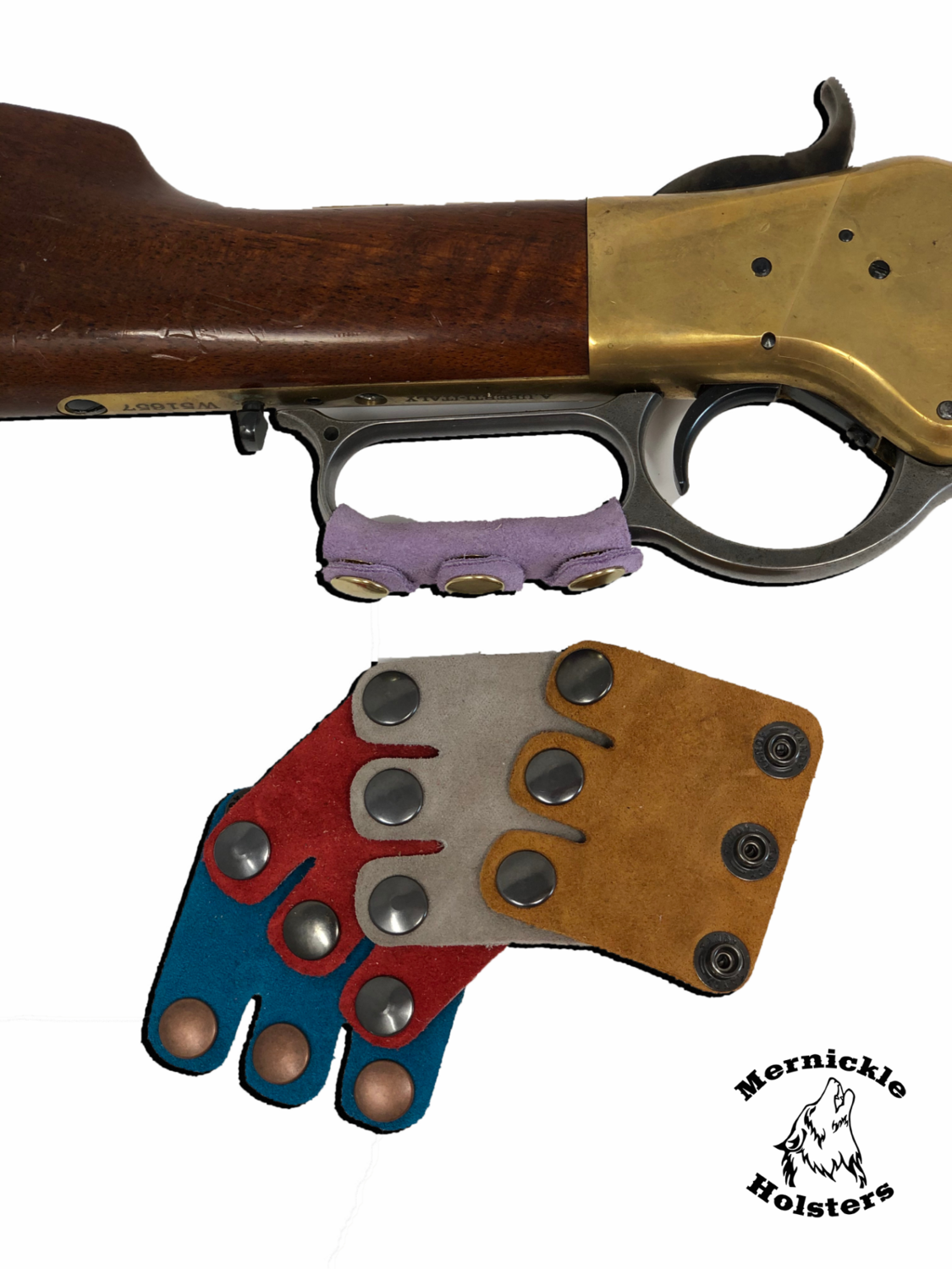 Suede Lever Wrap w/snaps