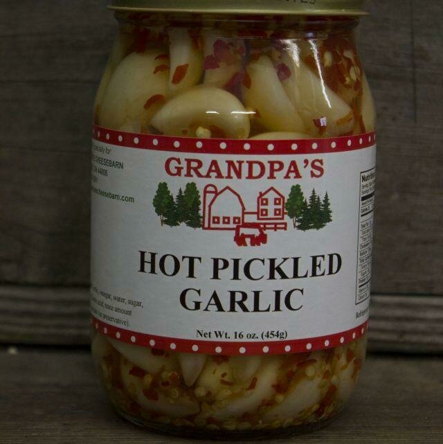 Hot Pickled Garlic