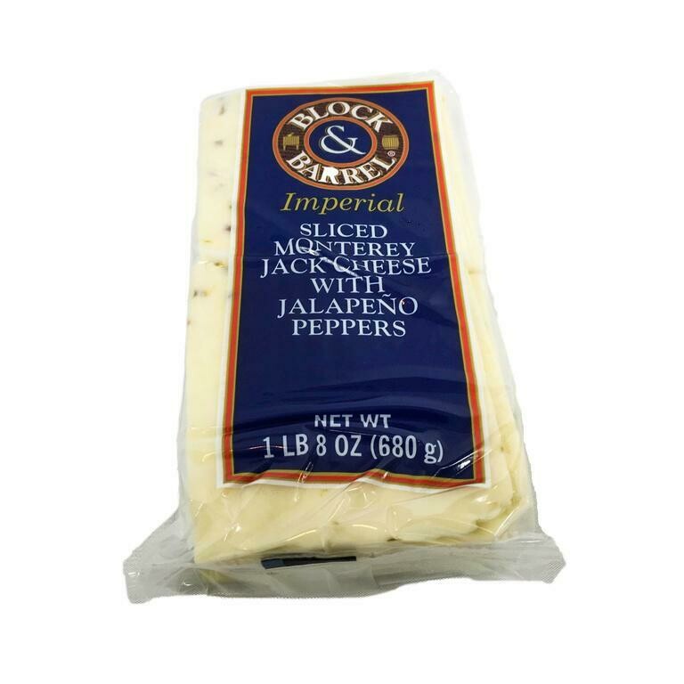 Cheese Monterey Pepper Jack Sliced 1.5
