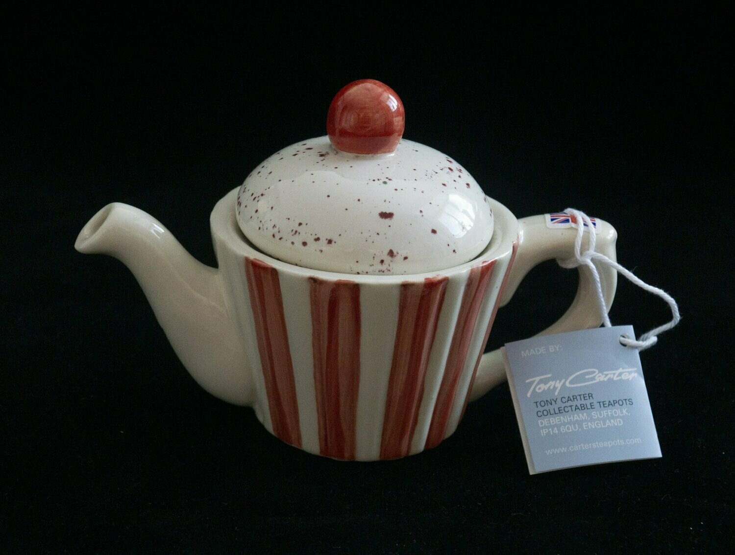Small Cupcake Teapot Red