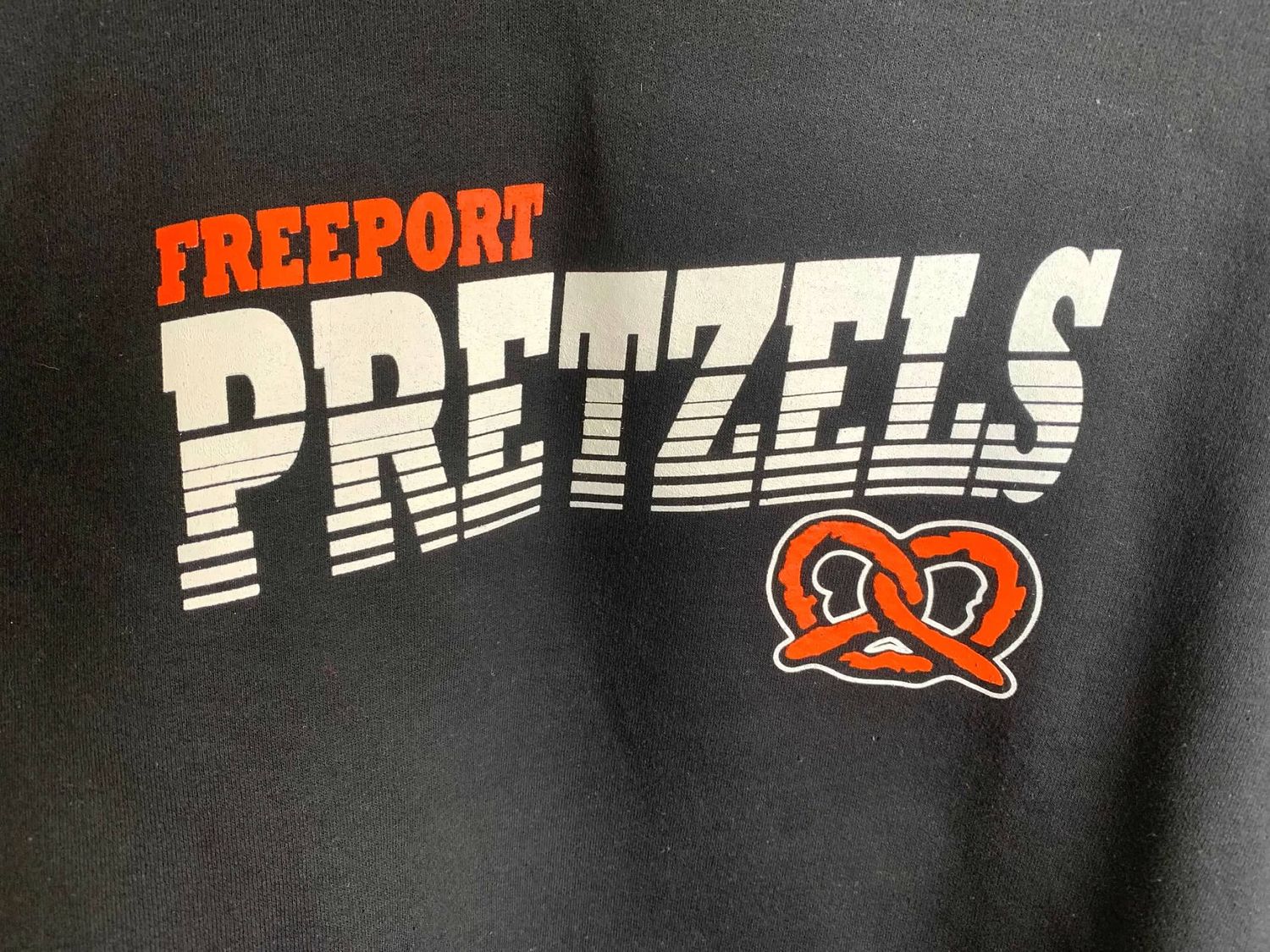 Freeport Pretzel -Angeled  Logo Hoodie - Black