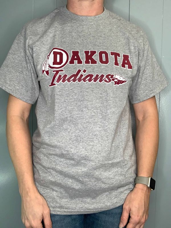 Dakota Indian SS T-shirt- Grey