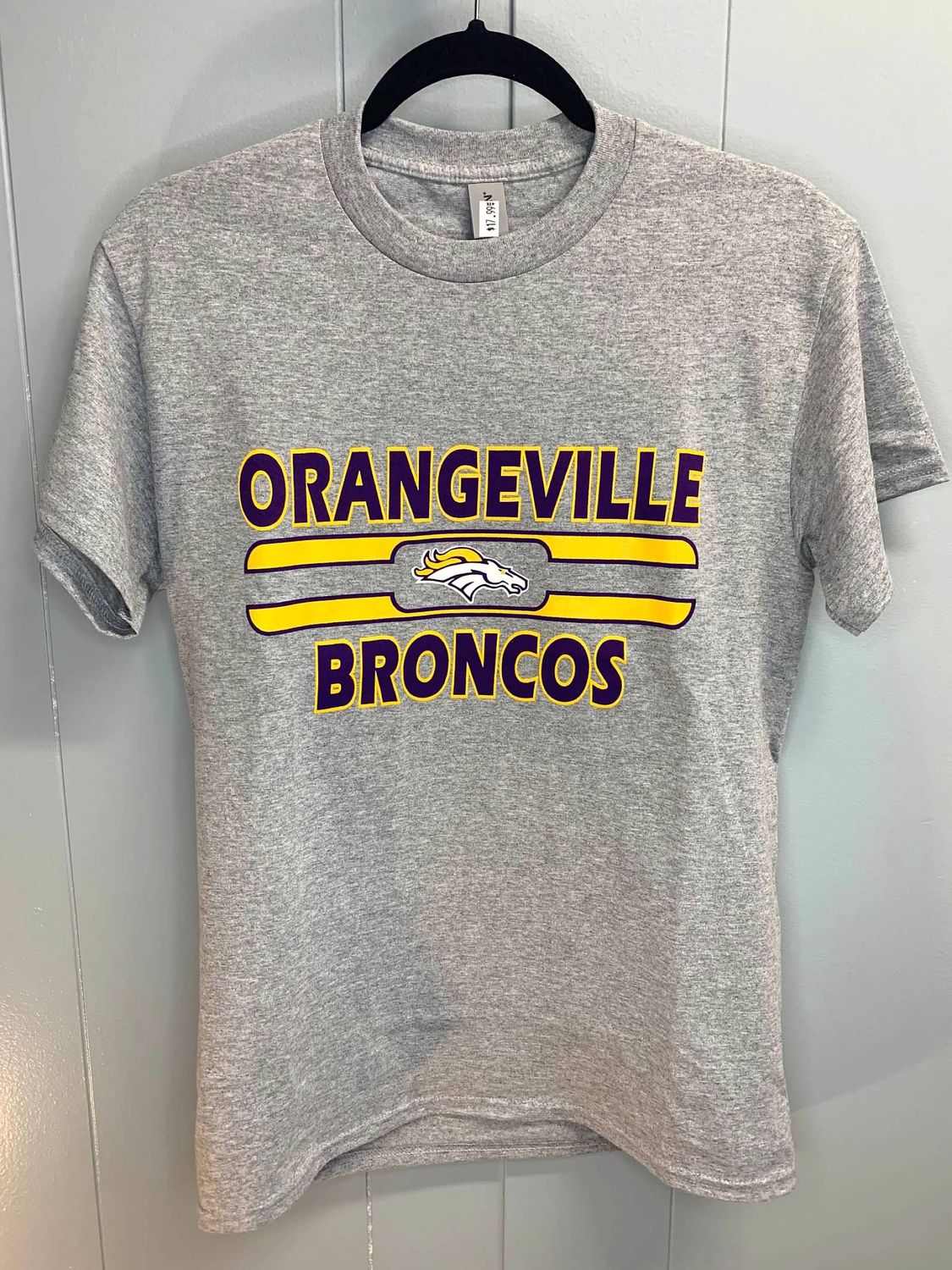 Orangeville Broncos Short Sleeve Tee - Grey