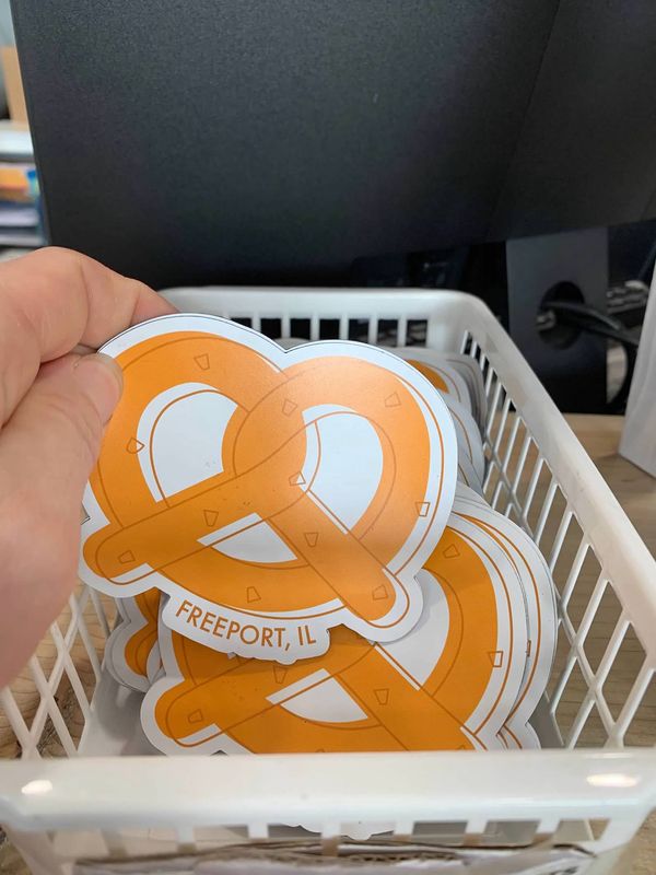 Freeport Pretzel Magnet