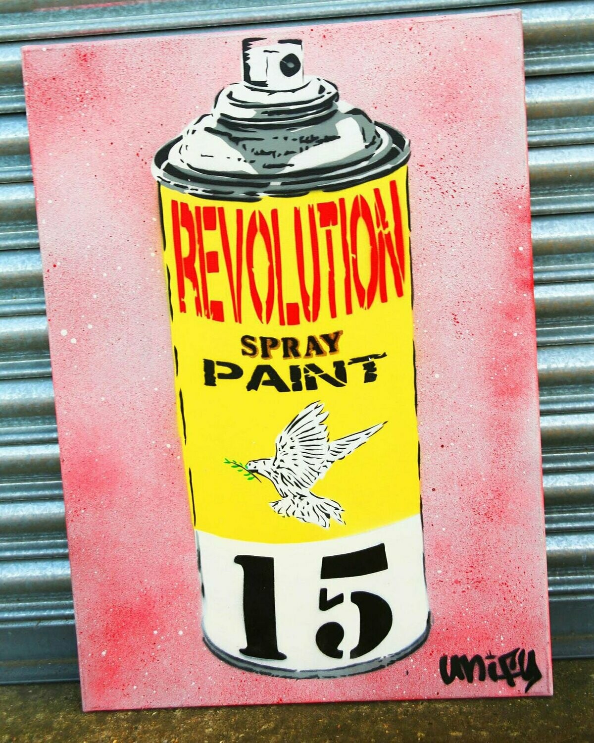 Revolution Spray Paint Can Canvas 2