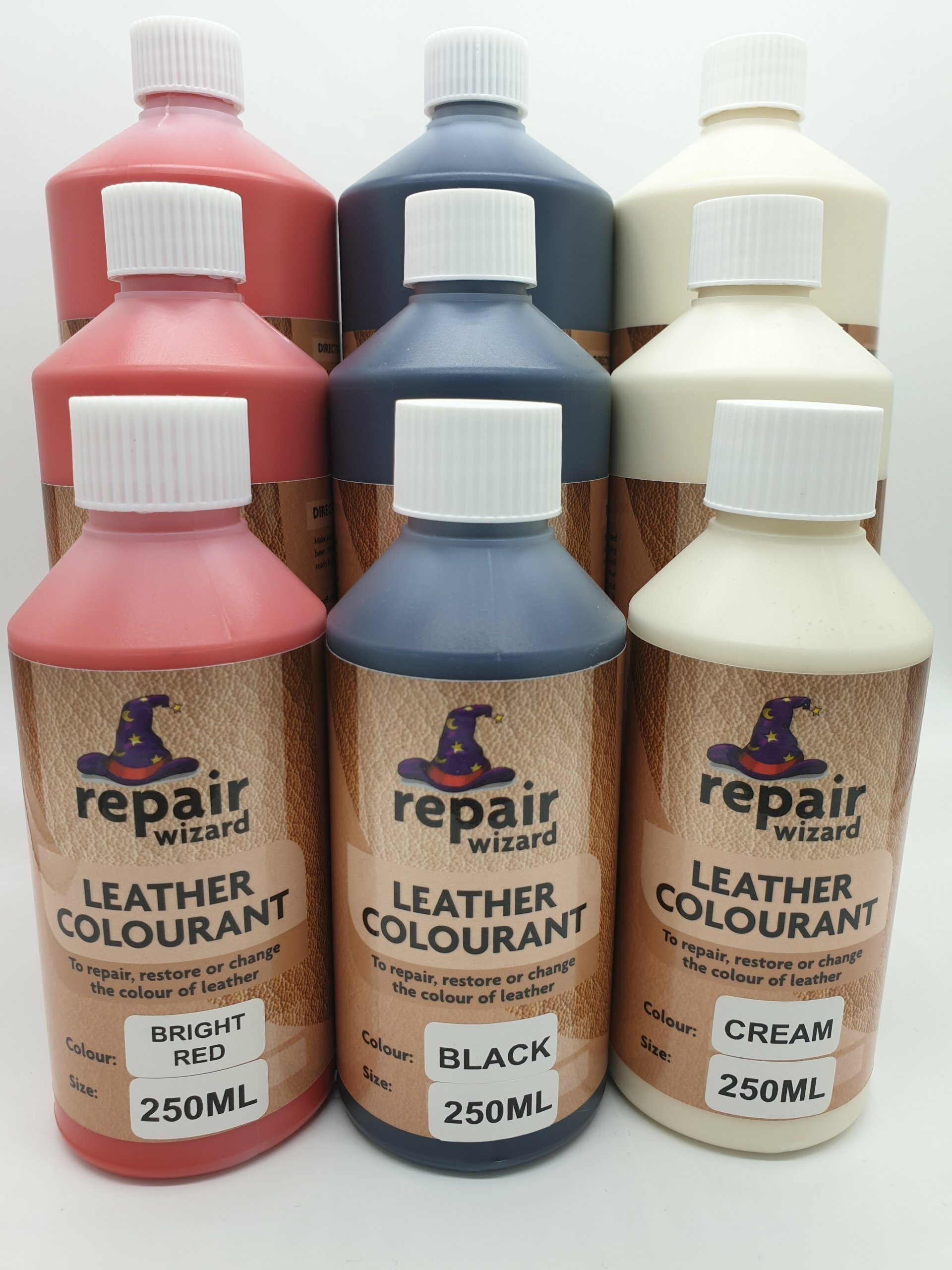 Leather & Vinyl Colourant For Restore, Recolour or Repair Worn & Faded