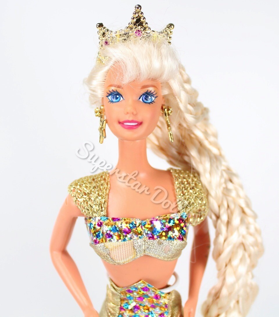 1995 Jewel Hair Mermaid DEBOXED Barbie Doll