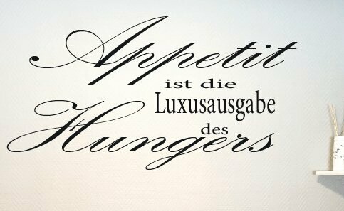 Wandtattoo Esszimmer