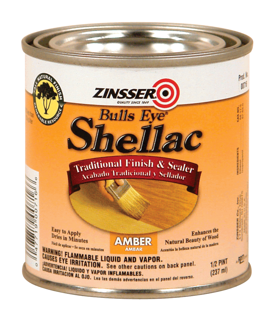 Bulls Eye Shellac Finish and Sealer Amber