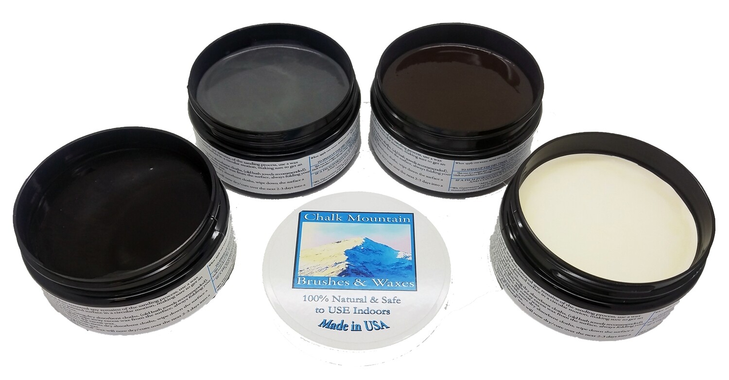 8oz 4 pack All Natural Furniture Finishing Wax Kit