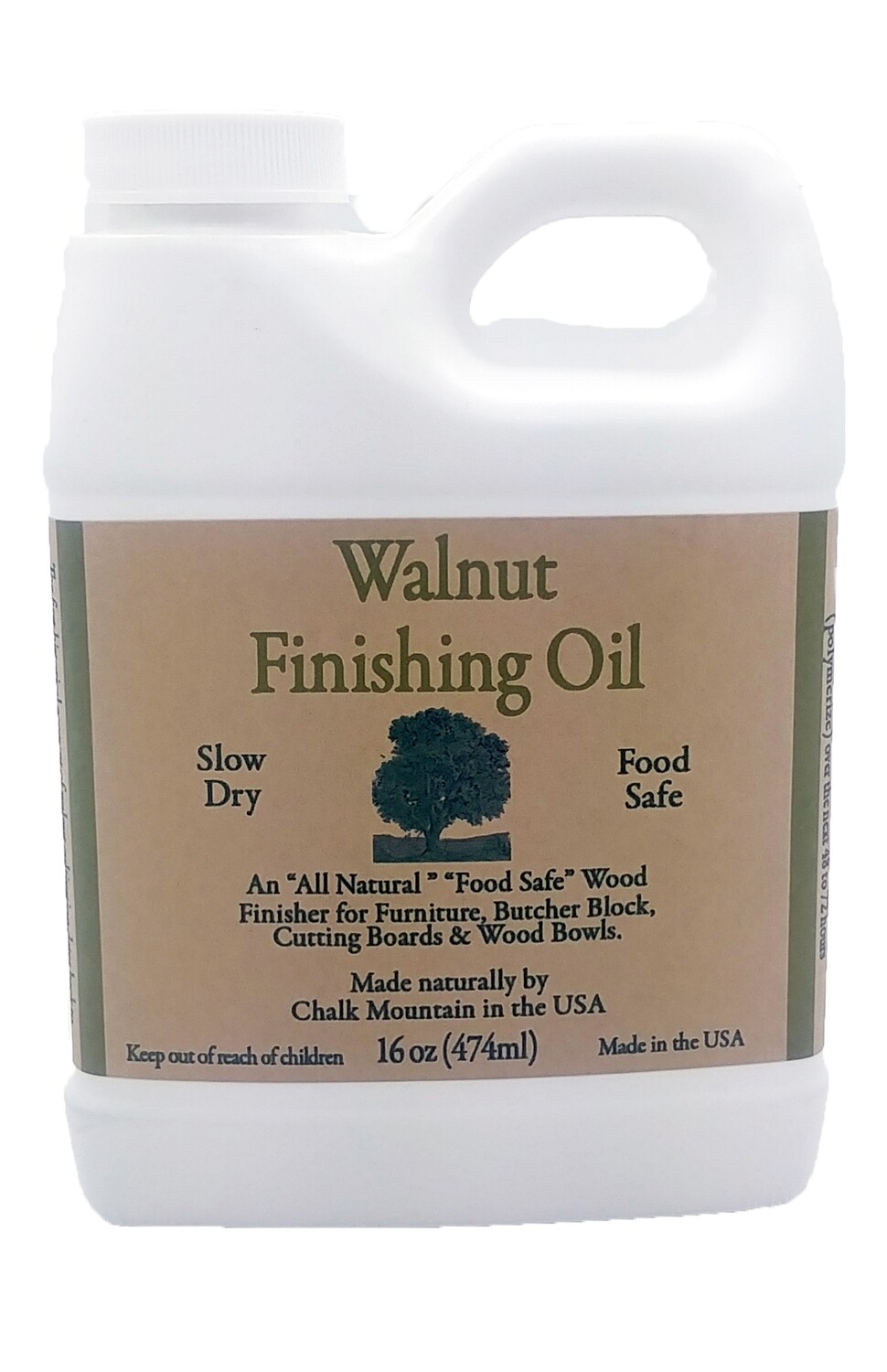 16oz Walnut Oil Food Safe Finisher