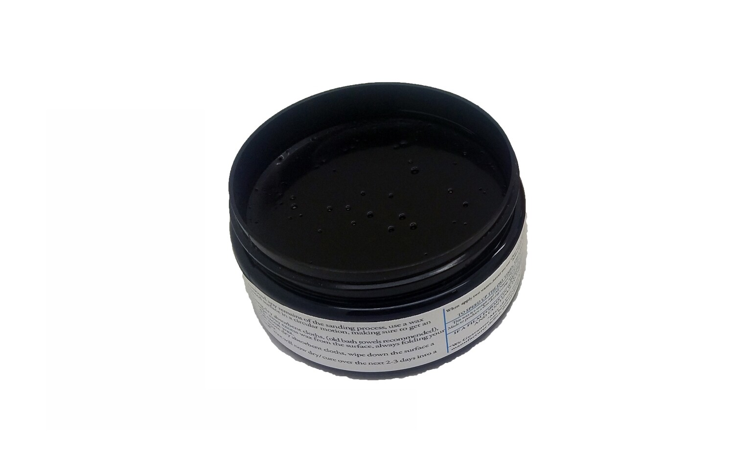 8oz Charcoal Black Furniture Finishing Wax