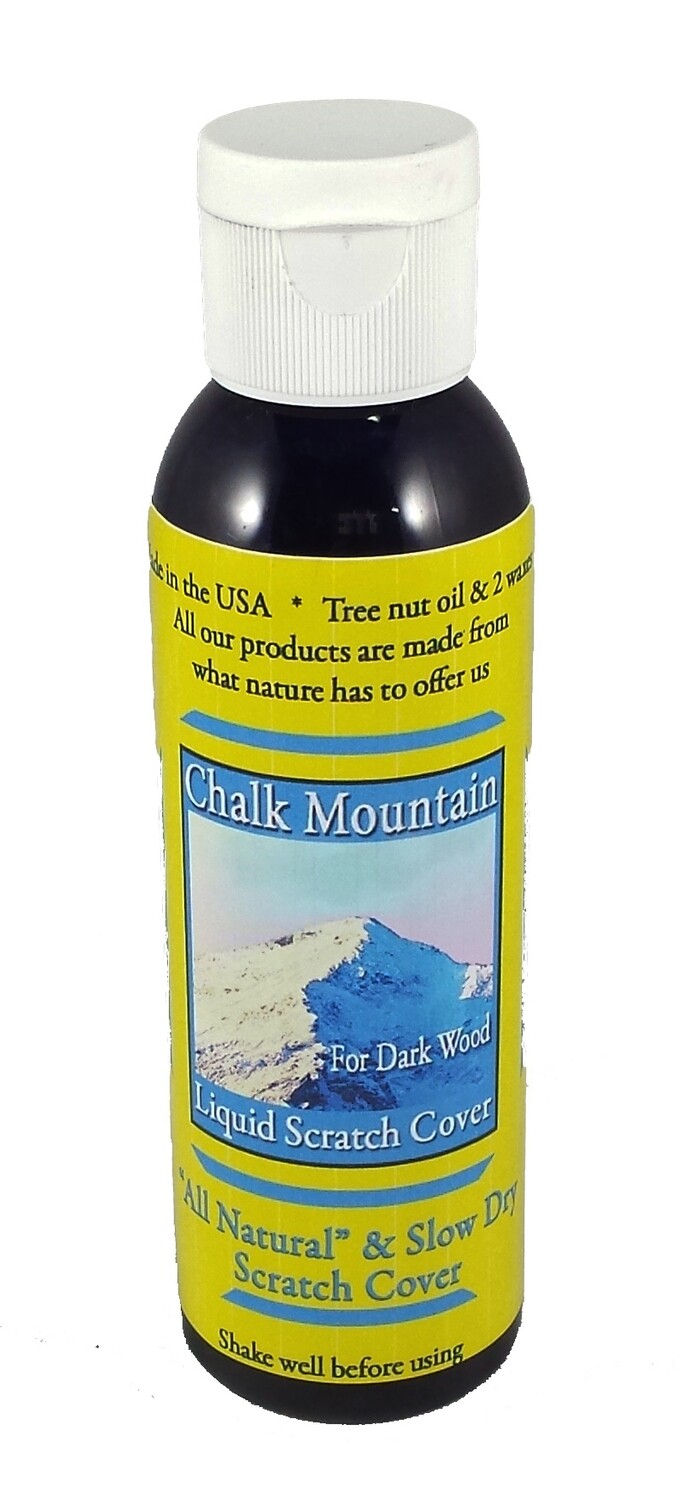 4 oz Liquid Dark Wood Scratch Cover. All Natural No Voc Low Odor. Great