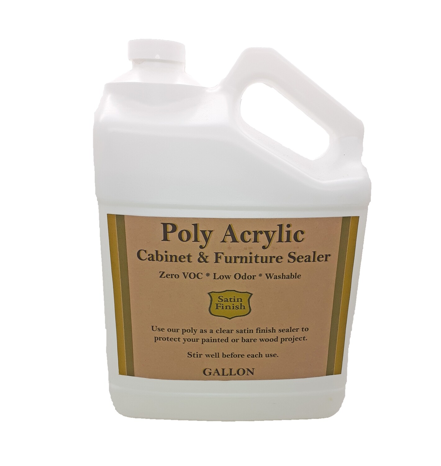 Gallon Water Based Satin Poly acrylic Sealer.
