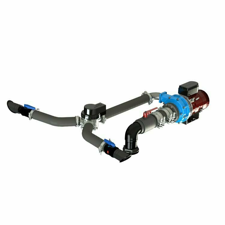 90Kgf Jet Thruster JT90 Bow or Stern (Horizontal pump)