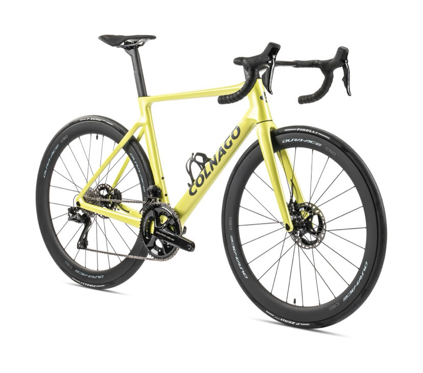 Colnago V4RS Disc 2024 Carbon Road Frameset Matte Lime Code RVLM