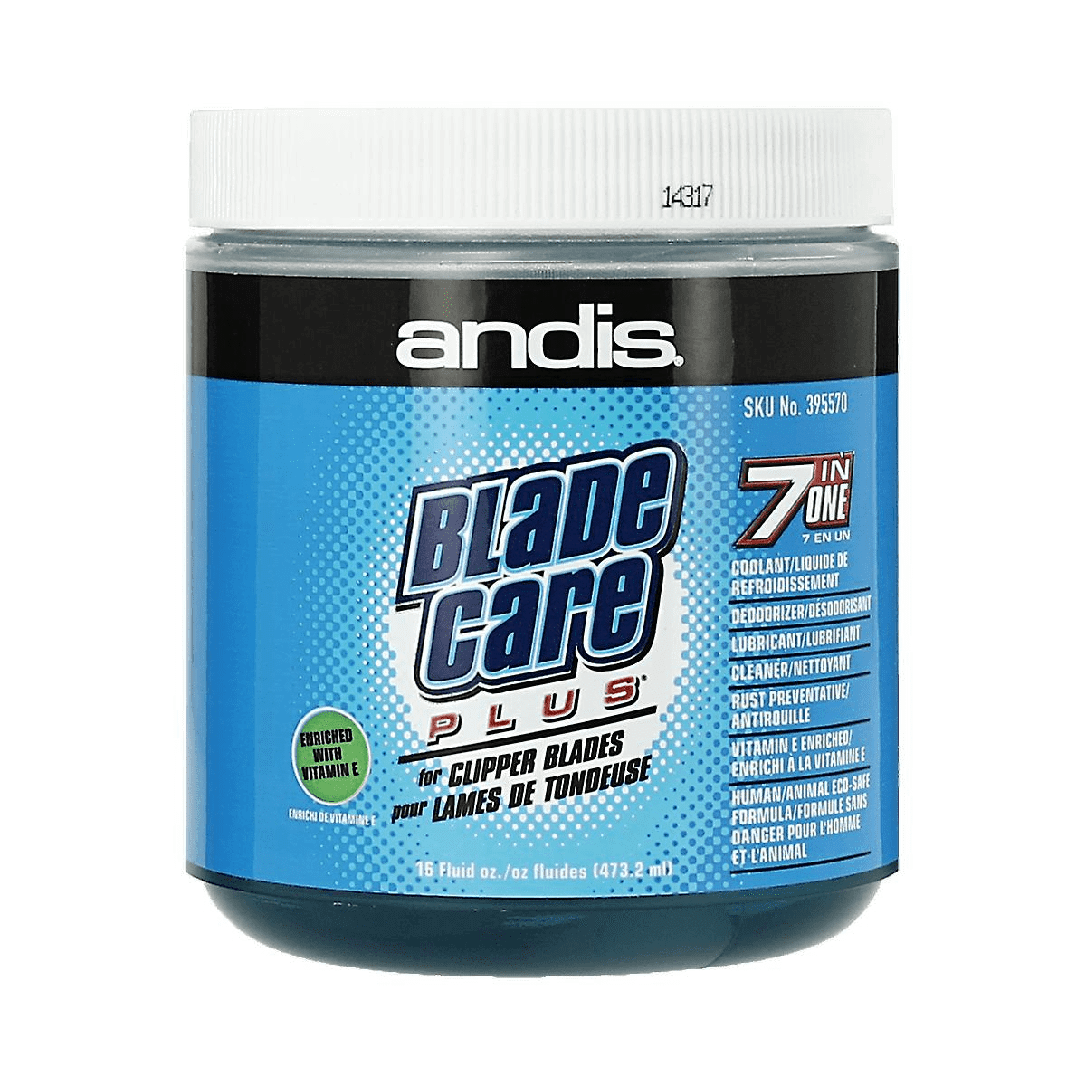 Andis Blade Care Plus Jar – 7-in-1 Klingenpflege Mit Vitamin E Für Haarschneider & Trimmer