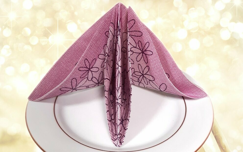 SERVIETTES DE TABLE EN PAPIER JETABLES AIRLAID - PAQUET DE 50