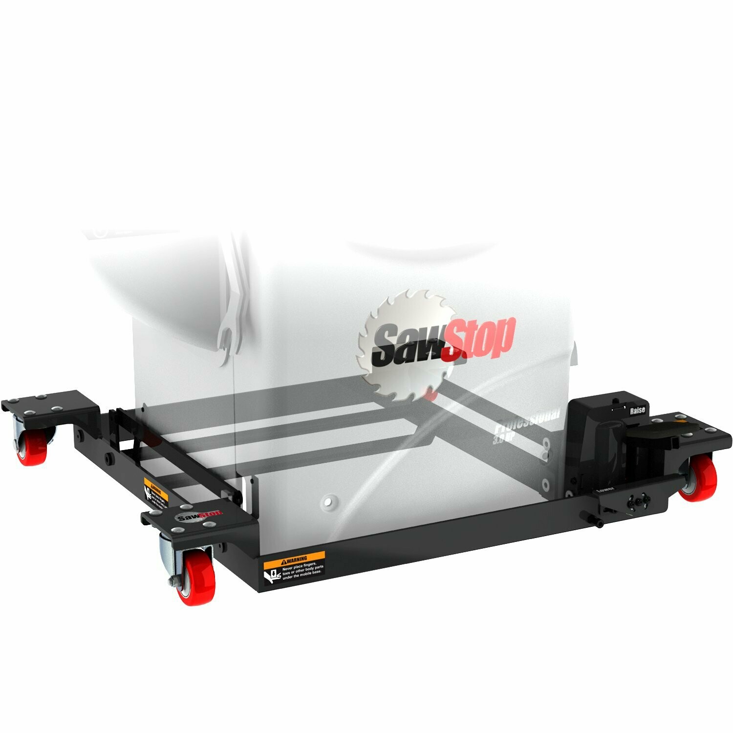 SAWSTOP ASSEMBLY INDUSTRIAL SAW MOBILE BASE W/PCS MOBILE BASE