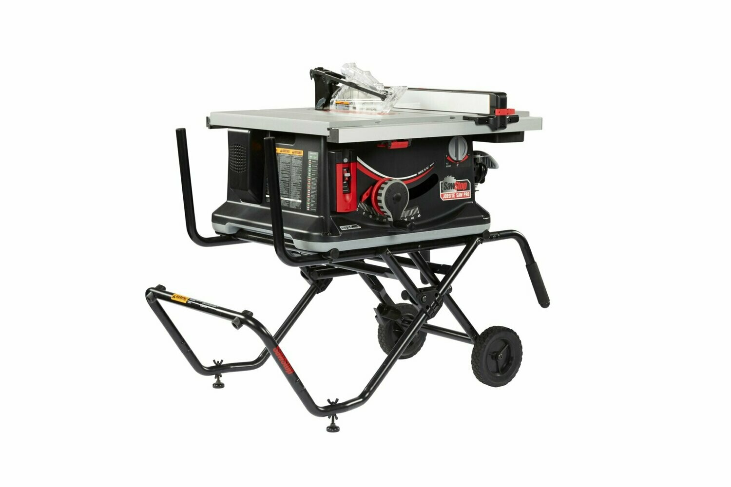 SAWSTOP JOBSITE SAW PRO WITH MOBILE CART ASSEMBLY 15A,120V,60HZ