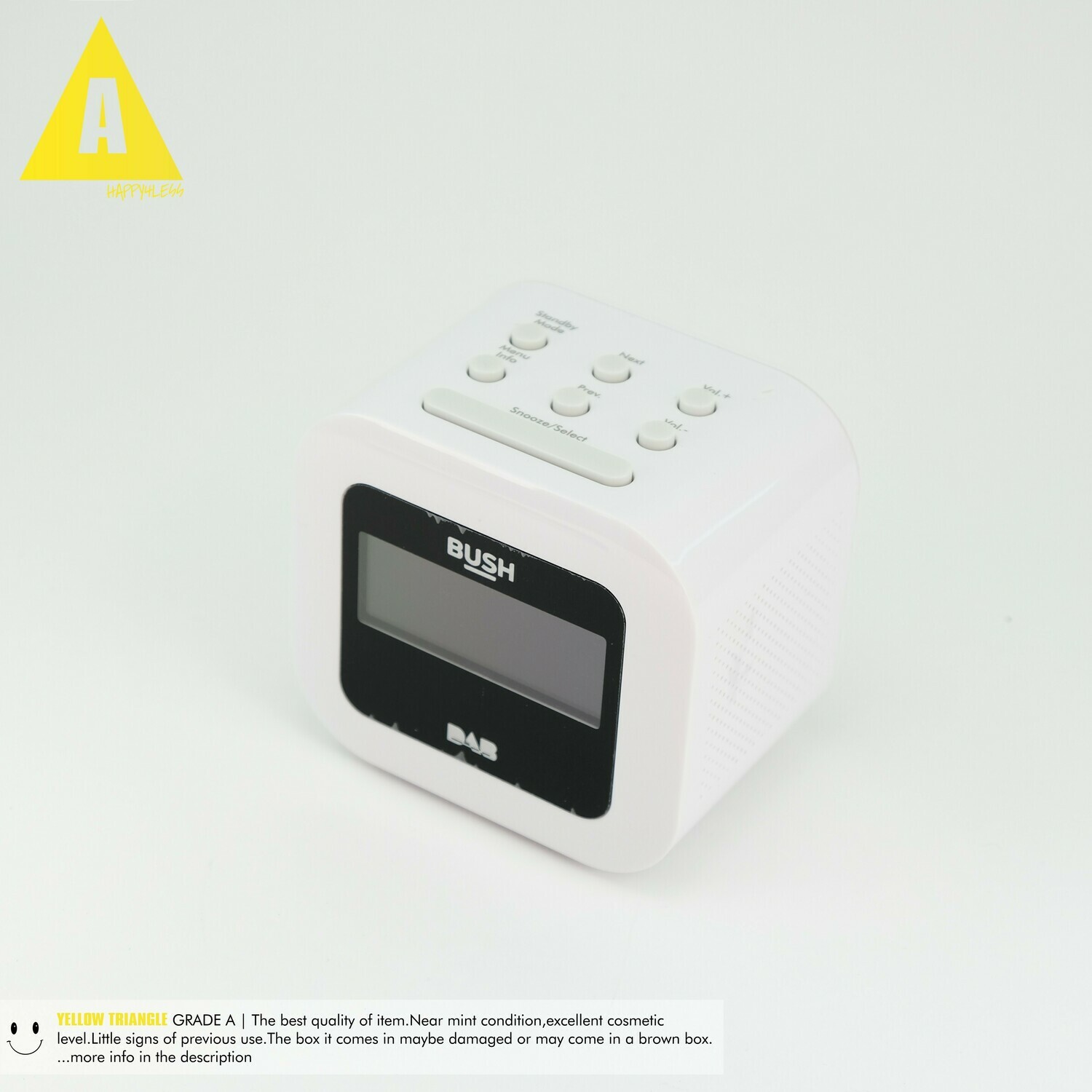 Bush Dab alarm clock radio BD1508A White