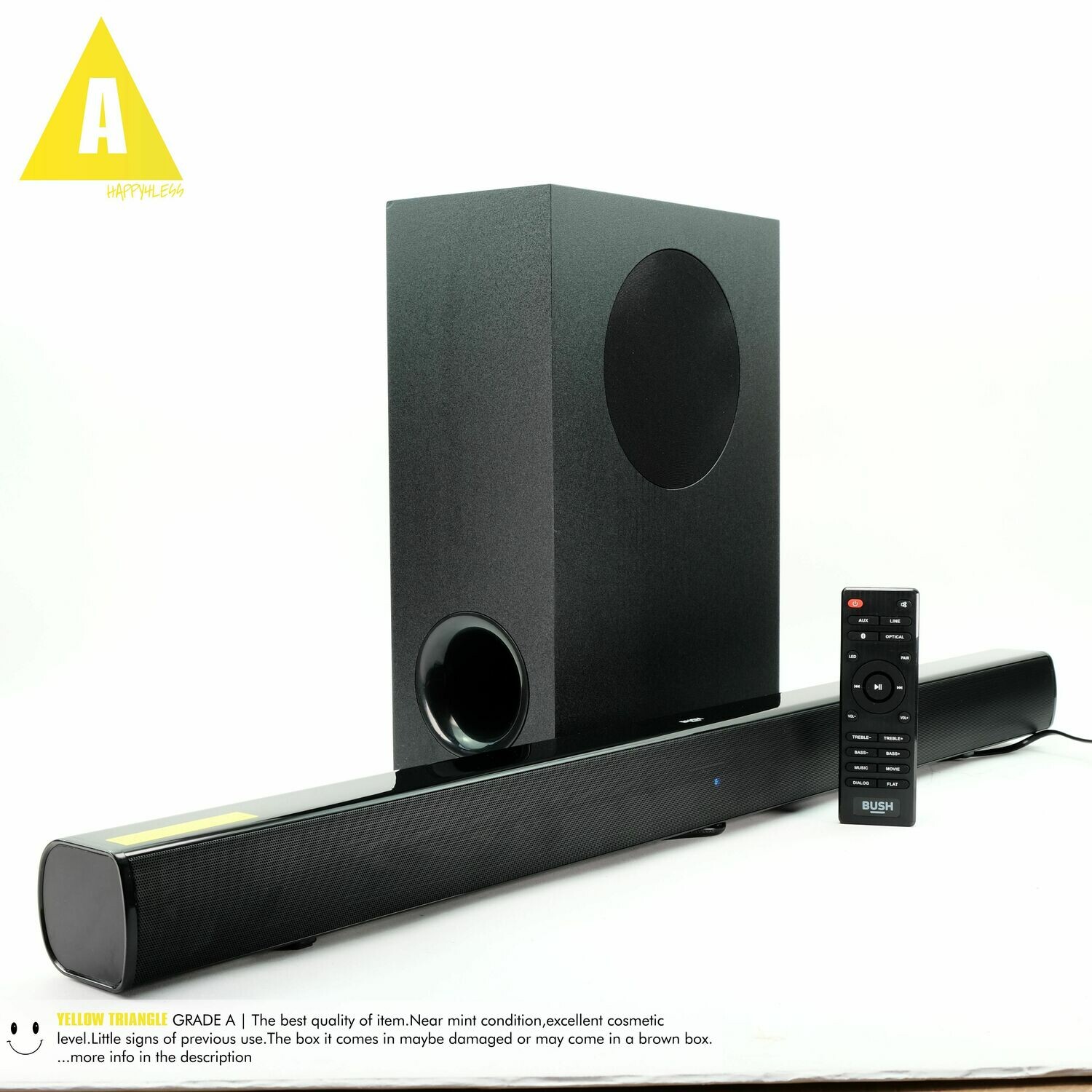 Bush 80W RMS 2.1Ch Sound Bar with Subwoofer