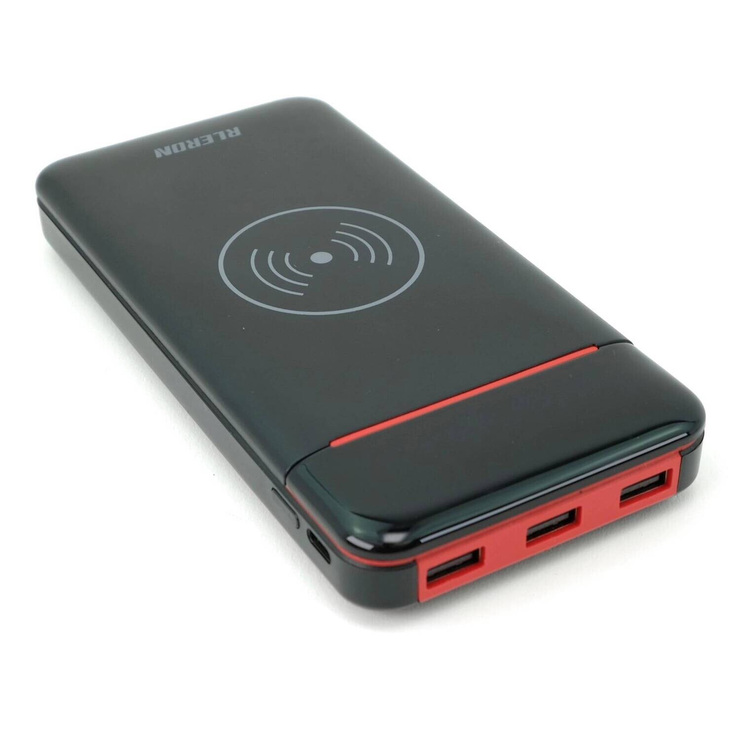 RLERON 25000mAh Portable Wireless Charger Power Bank with LCD