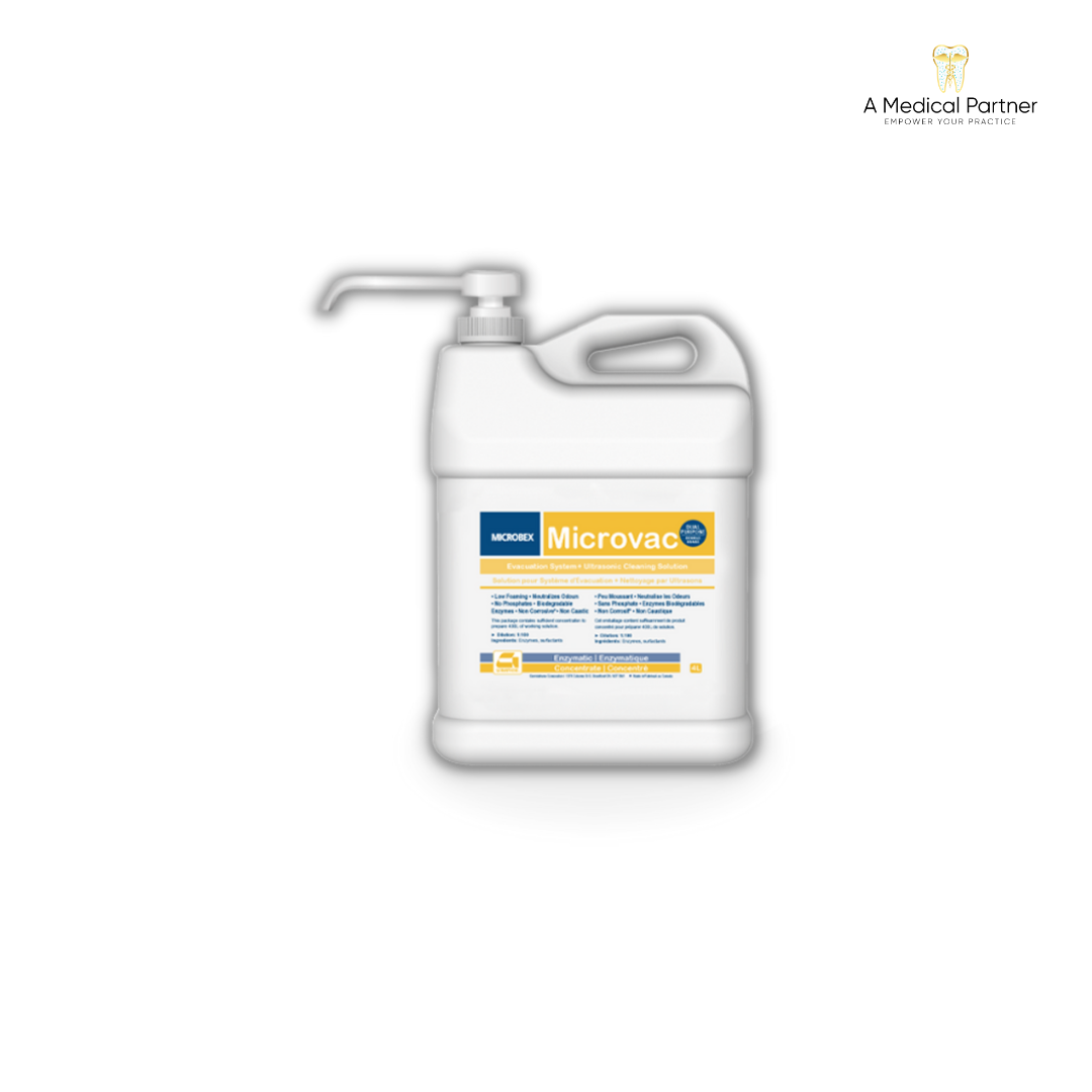 Microvac Evacuation System Cleaner + Ultrasonic Cleaning Solution 4L