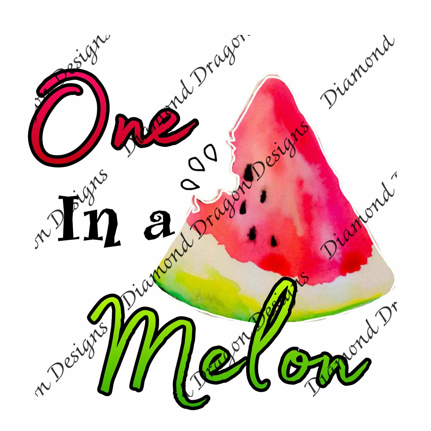 Watermelon Summer, Summer time, One in a Melon, Quote, Watermelon