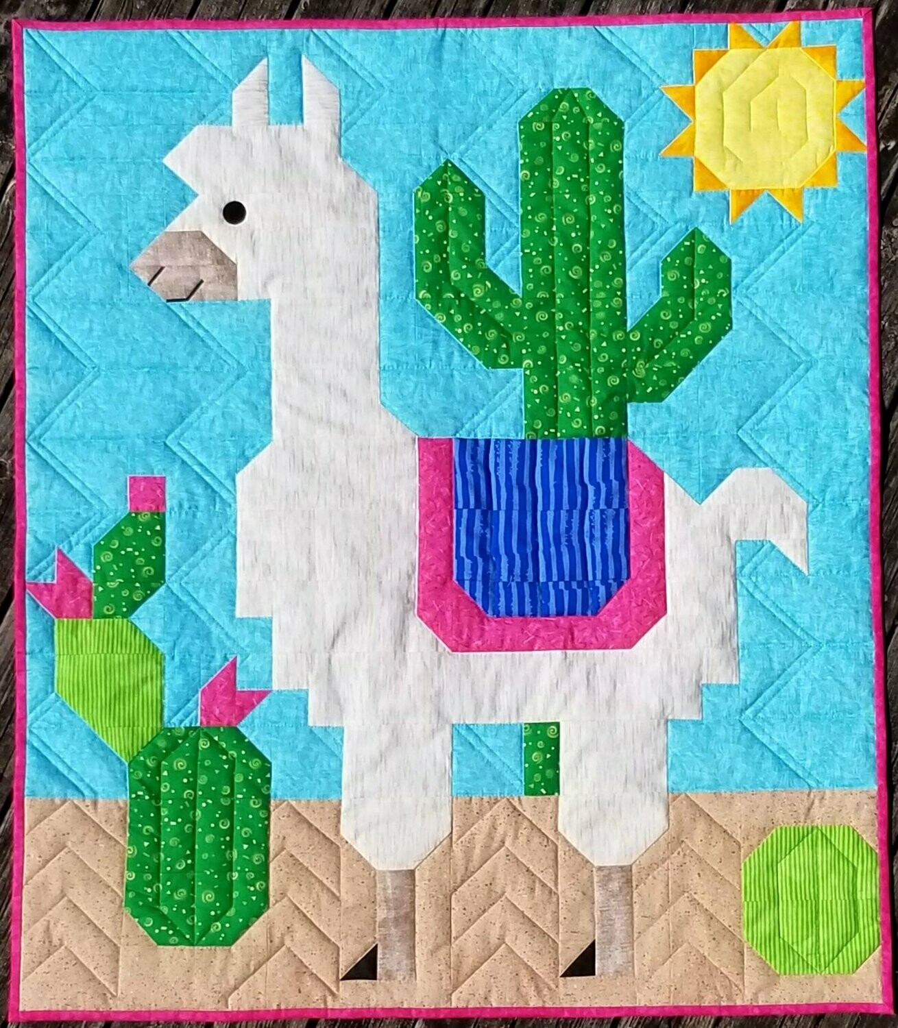 Alpaca Quilt Pattern 3 sizes PDF