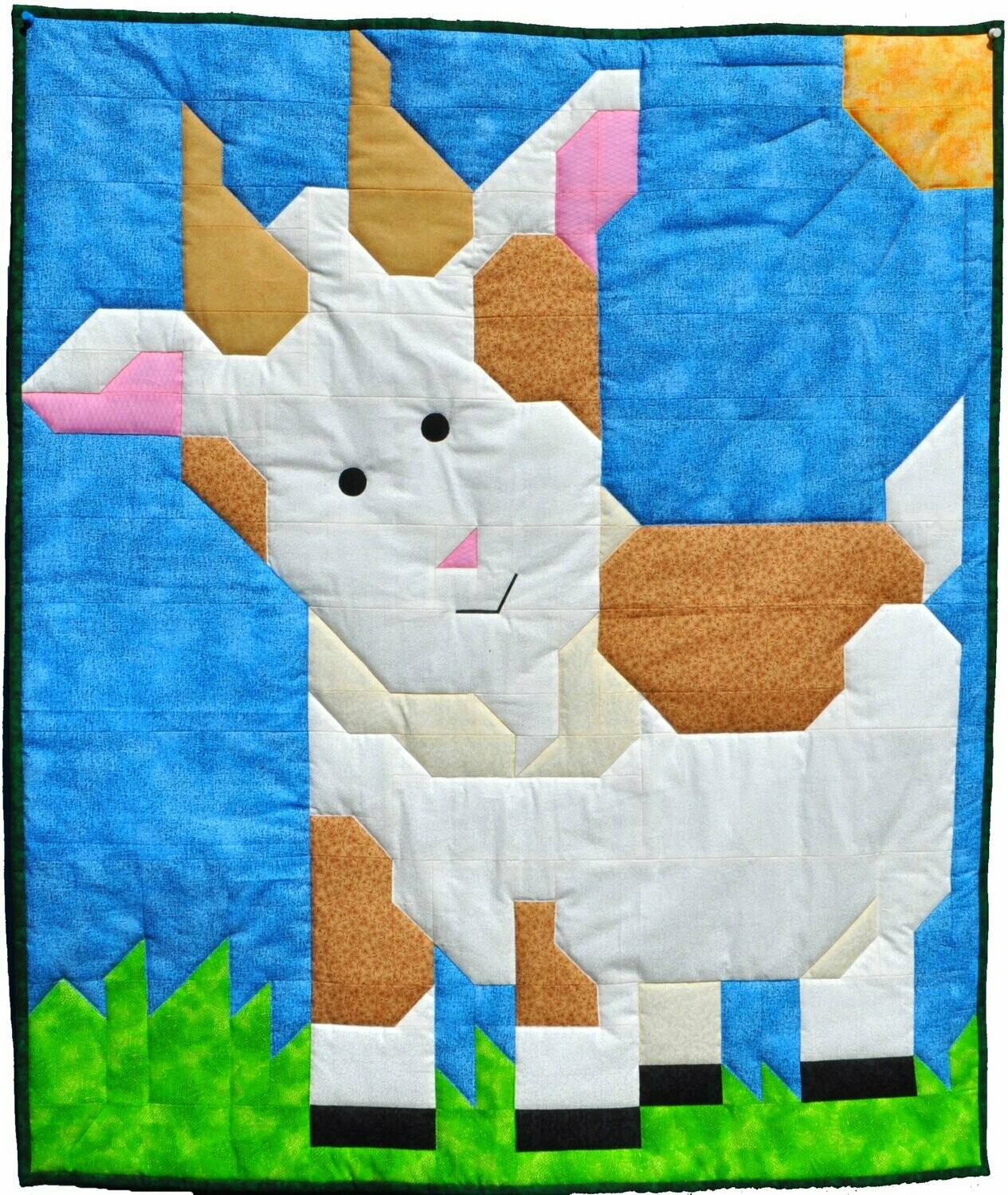 Billy Goat Baby Quilt Pattern 3 Sizes PDF